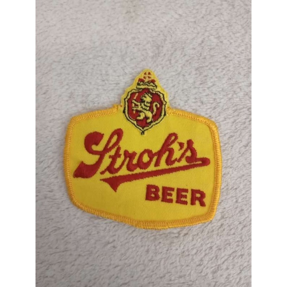 Stroh's Beer Patch Vintage Collectible Embroidered Sew On Logo 2026